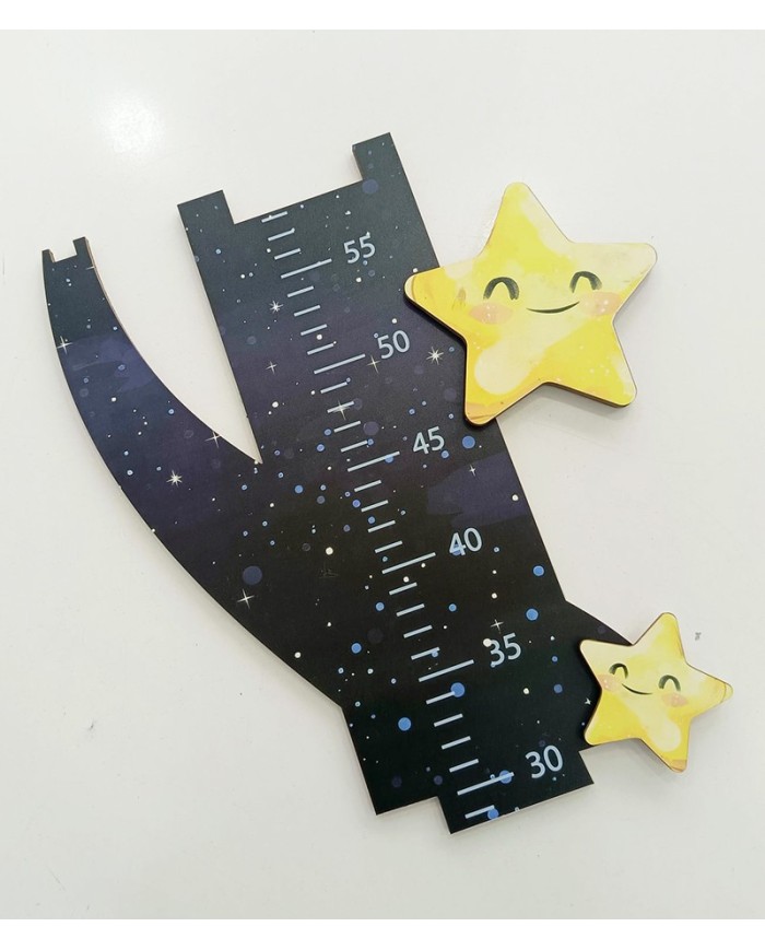 Uzay Temalı Boy Ölçer 5mm Dekota