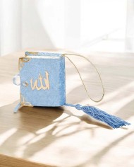 Mini Püsküllü Kuran – Mavi