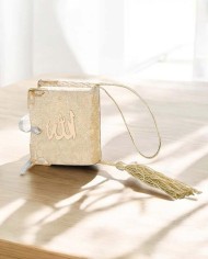 Mini Püsküllü Kuran – Gold