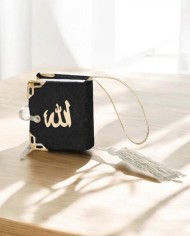 Mini Püsküllü Kuran – Siyah