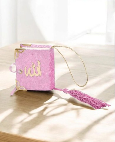 Mini Püsküllü Kuran – Pembe