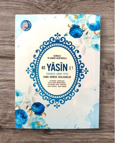 80 Sayfa Güllü Yasin Kitabı - Mavi