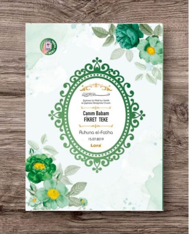 80 Sayfa Güllü Yasin Kitabı - Yeşil