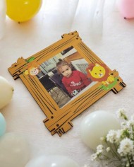 Çit Şeklinde Ahşap Çerçeve Magnet – Aslan