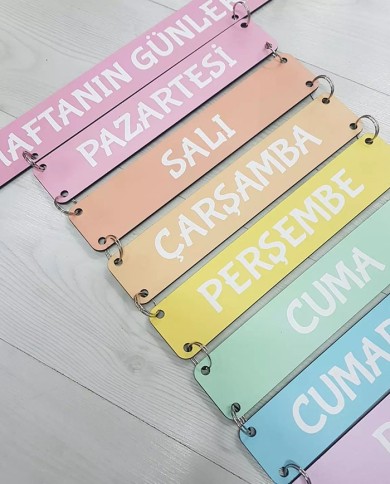 Haftanın Günleri Panosu