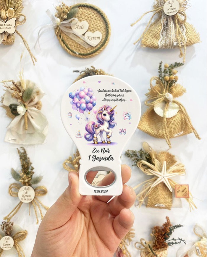 Balloon Popper Magnet – Unicorn Themed