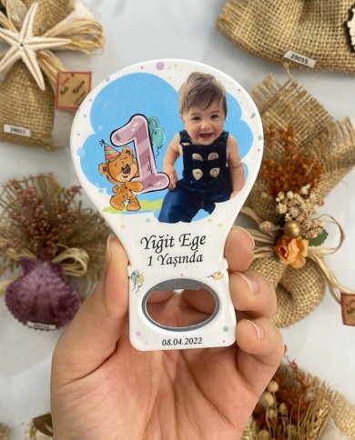 Balloon Popper Magnet – Pictured 1 Year Old