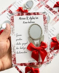 Melekli Ayna Nikah Şekeri – Kartlı