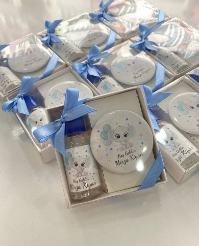 Asetat Kutu Kolonya ve Açacak Fil Temalı