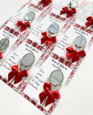 Melekli Ayna Nikah Şekeri – Kartlı