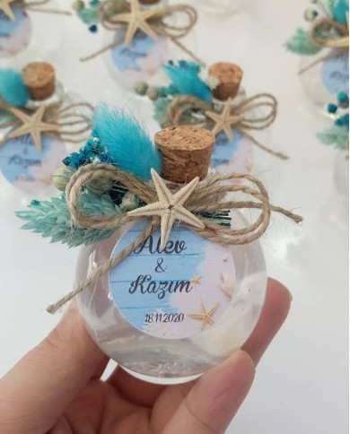 Kolonyalı Tombul Şişe Nikah Şekeri