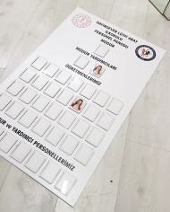 Resimli Okul Personel Panosu